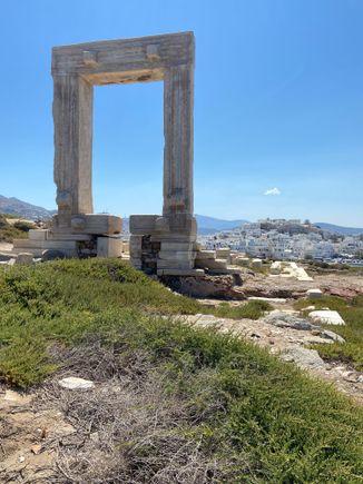 The Portara, the gate to Temple of Apollo