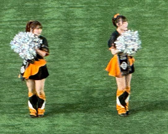 They have cheerleaders 