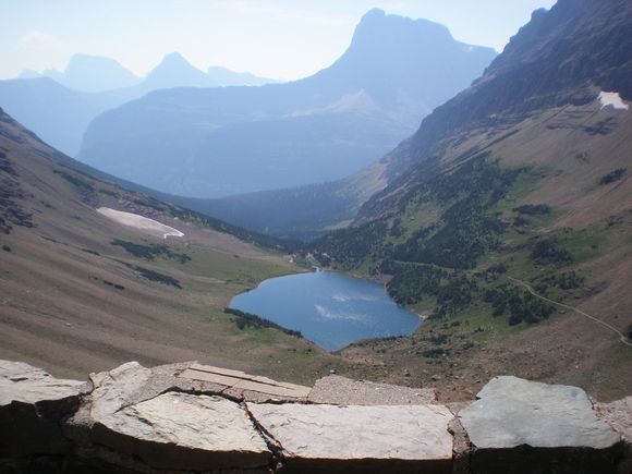 View before entering the  Ptarmigan tunnel