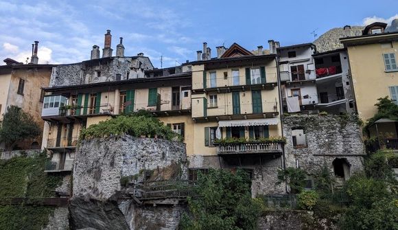 Walking along the Fiume Mera