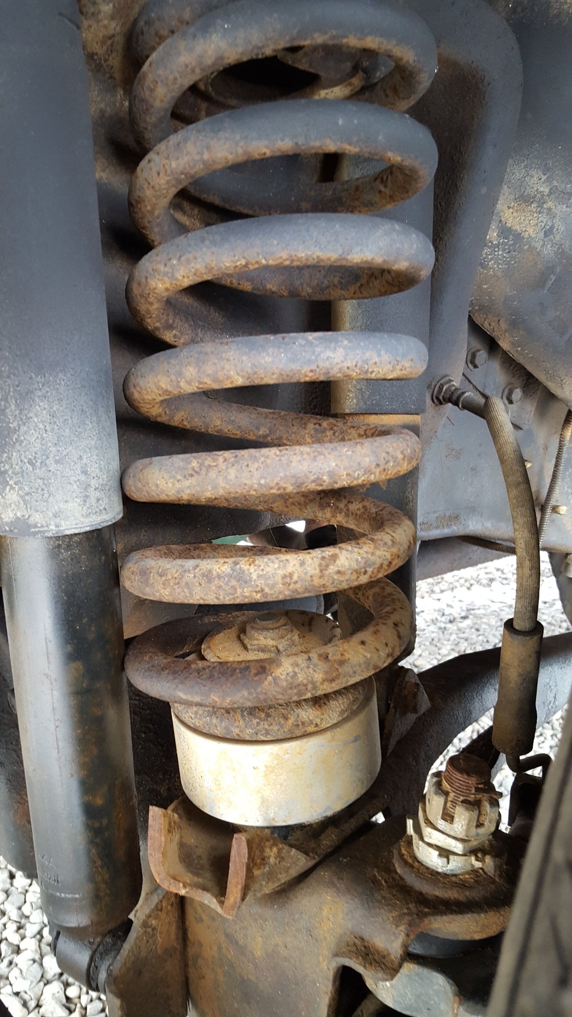 Removing front coil spring spacers Ford Truck Enthusiasts Forums