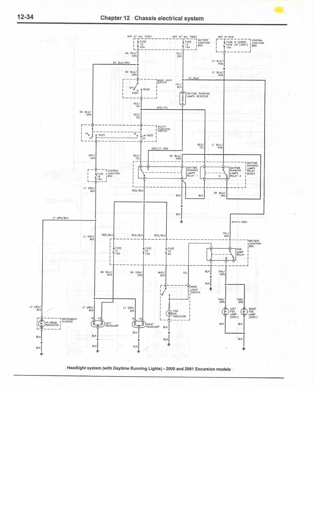 2001 ford excursion wiring diagram
