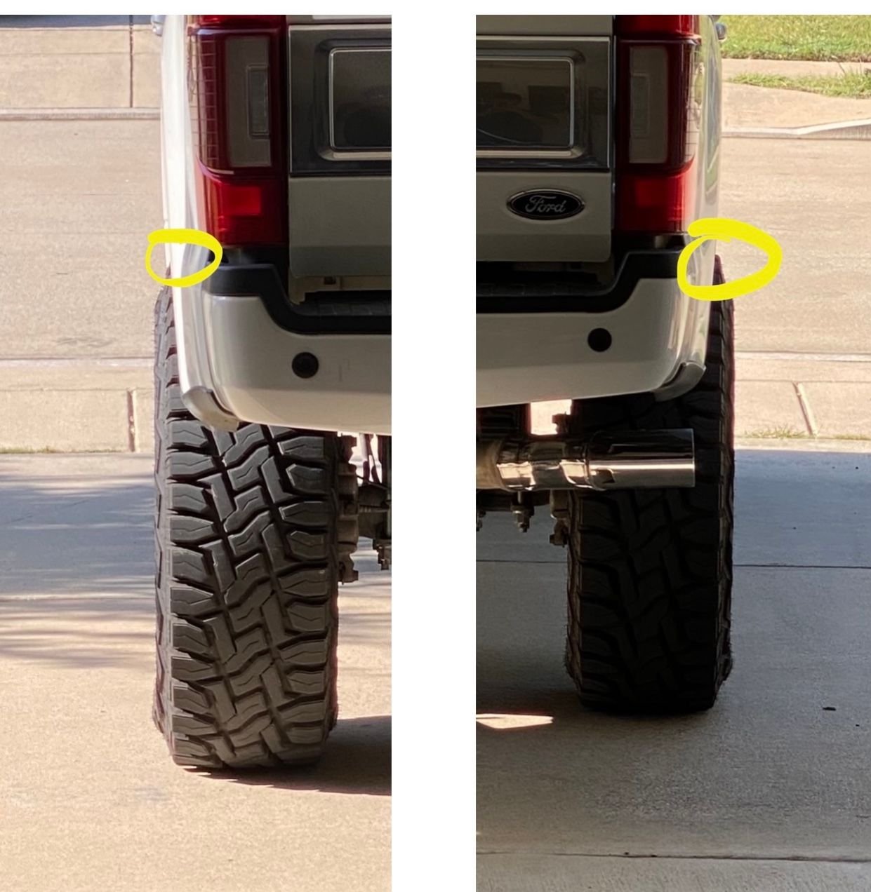 Bent Axle Flange? Rear Tire Leaning In Ford Truck Enthusiasts Forums