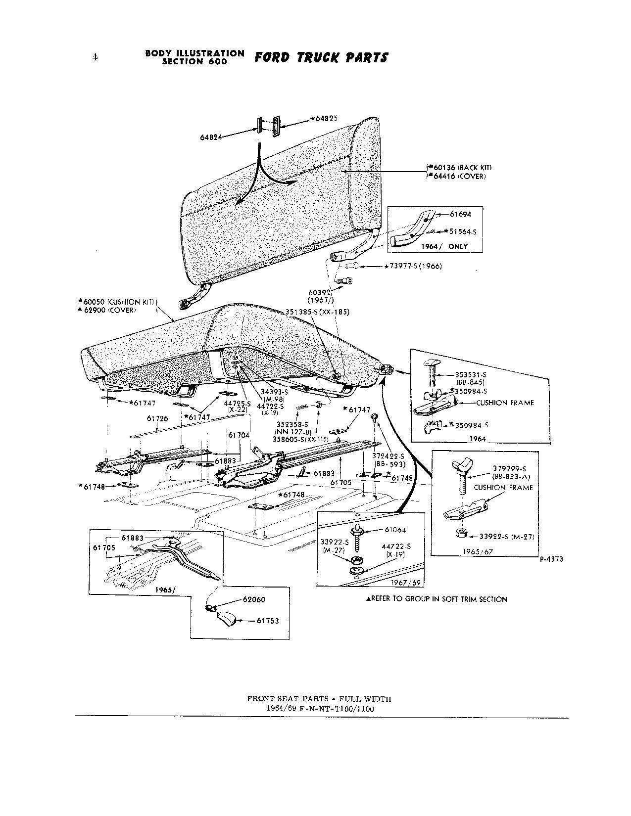 Bench Seat Identification Ford Truck Enthusiasts Forums