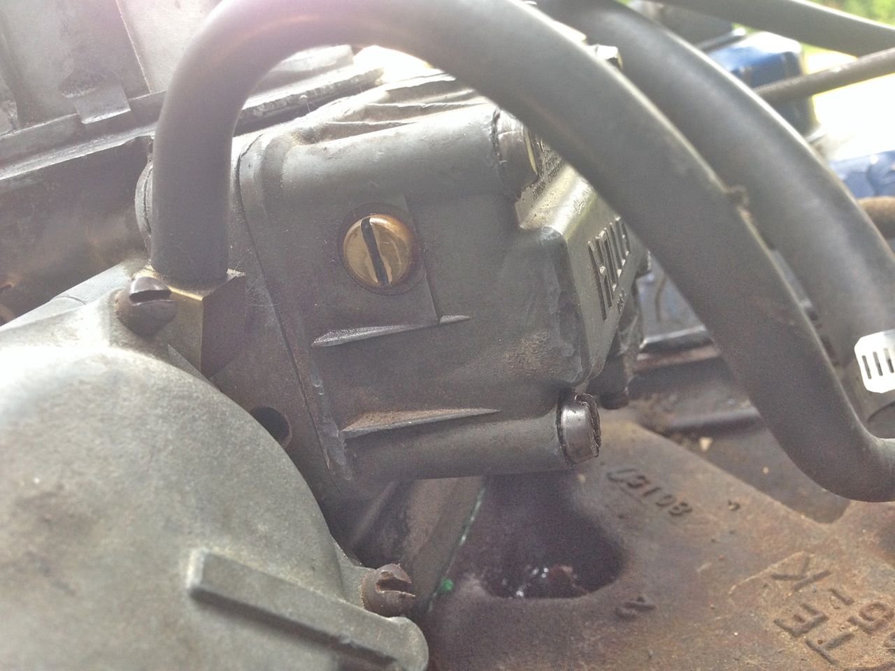 idle mixture adjustment Holley 2300 with Governor troubleshooting help