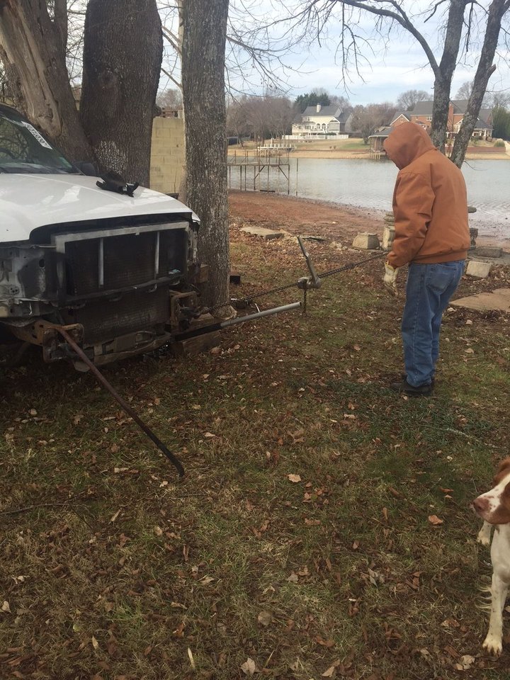 Yes Virginia, you can straighten your frame yourself Ford Truck