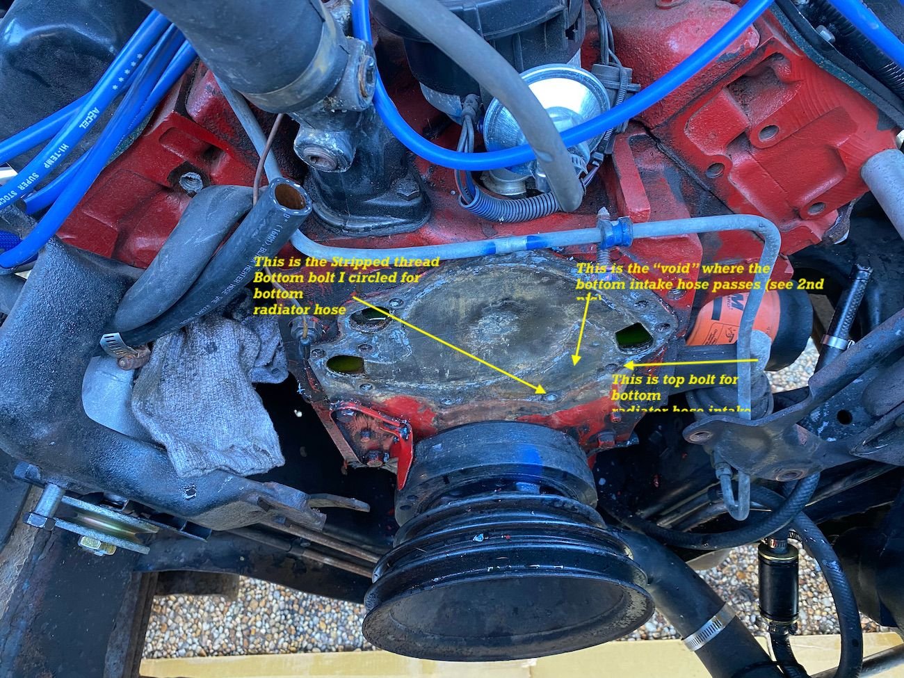 Stripped Water Pump Bolt/Block Ford Truck Enthusiasts Forums