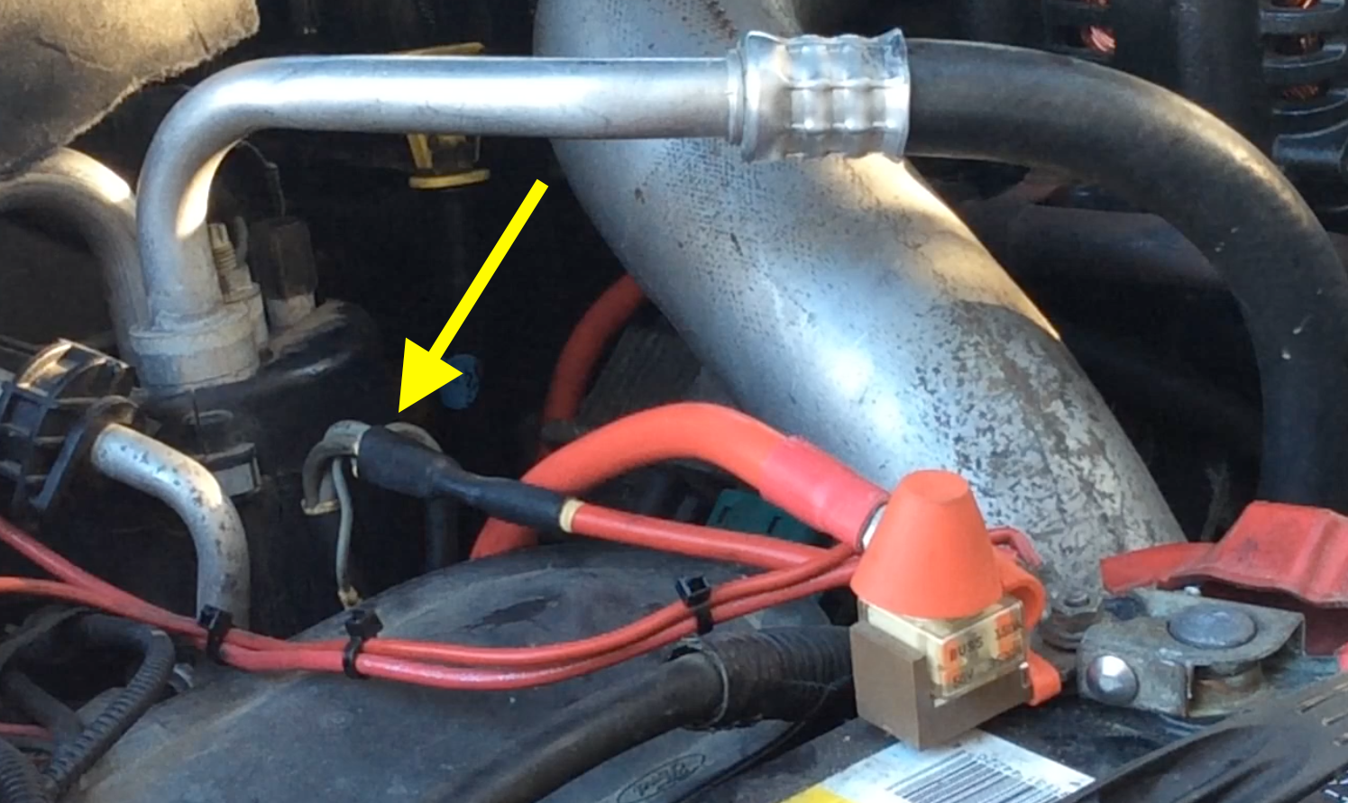 Passenger side positive battery cable hot Page 2 Ford Truck