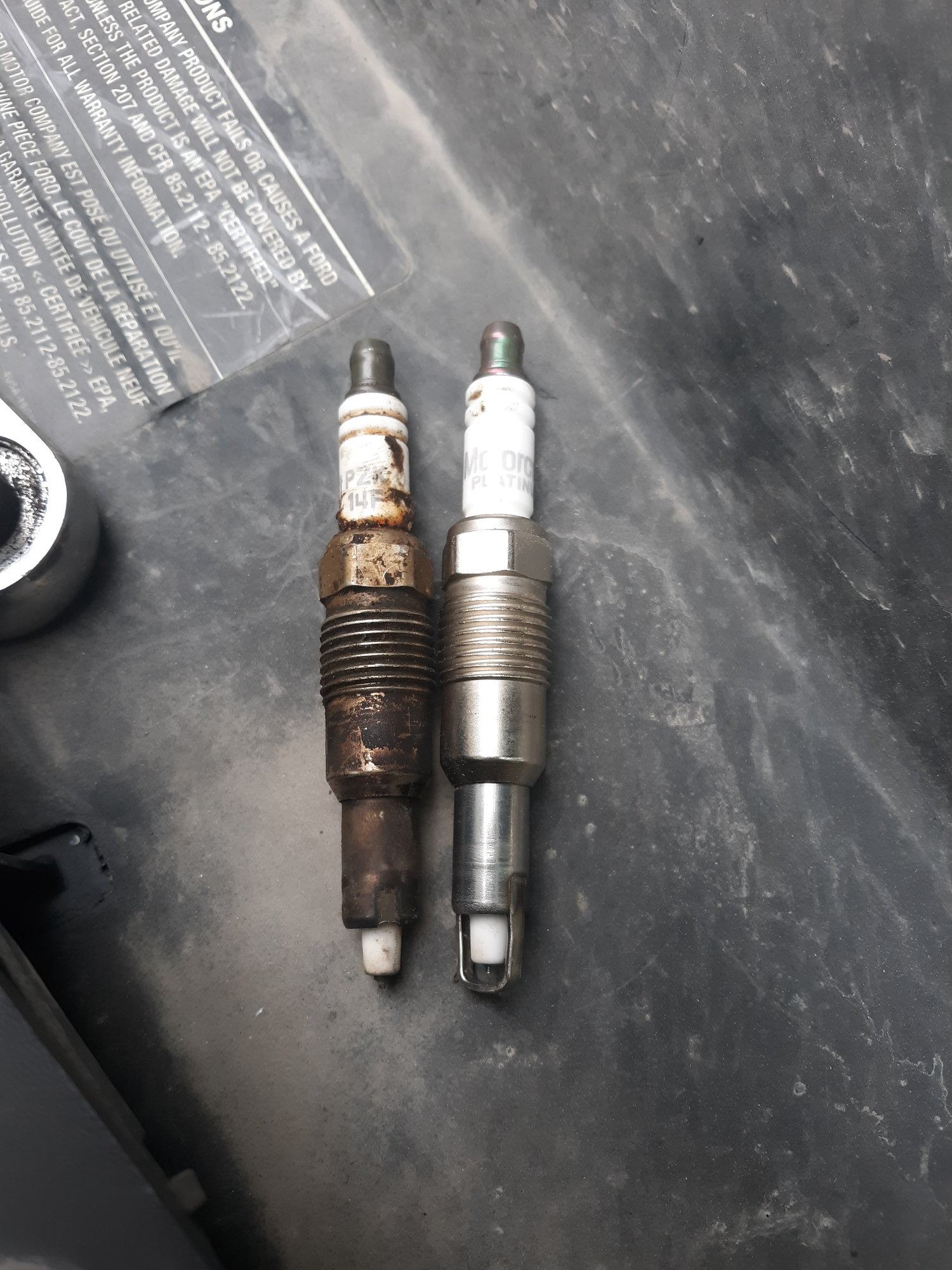Spark plug tip broken?? - Ford Truck Enthusiasts Forums 1999 Ford F150 Spark Plug Blow Out