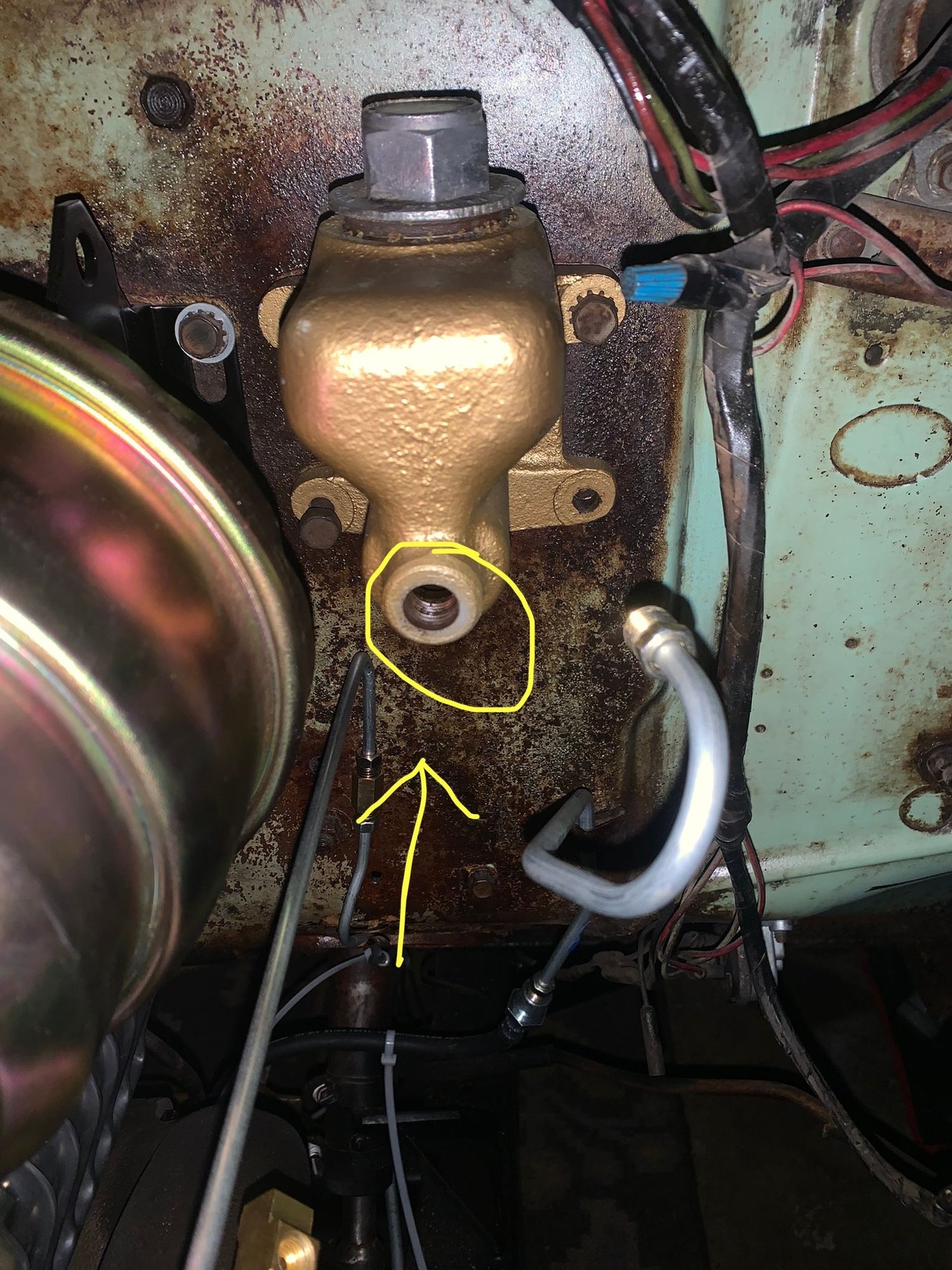 Clutch master cylinder fitting Ford Truck Enthusiasts Forums