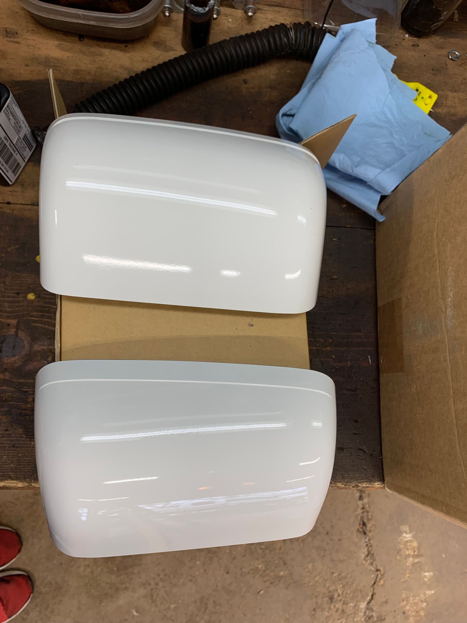 Accessories - 08-2016 Superduty Mirror Skull Caps - New - 2008 to 2016 Ford 3/4 Ton Pickup - Mishawaka, IN 46544, United States