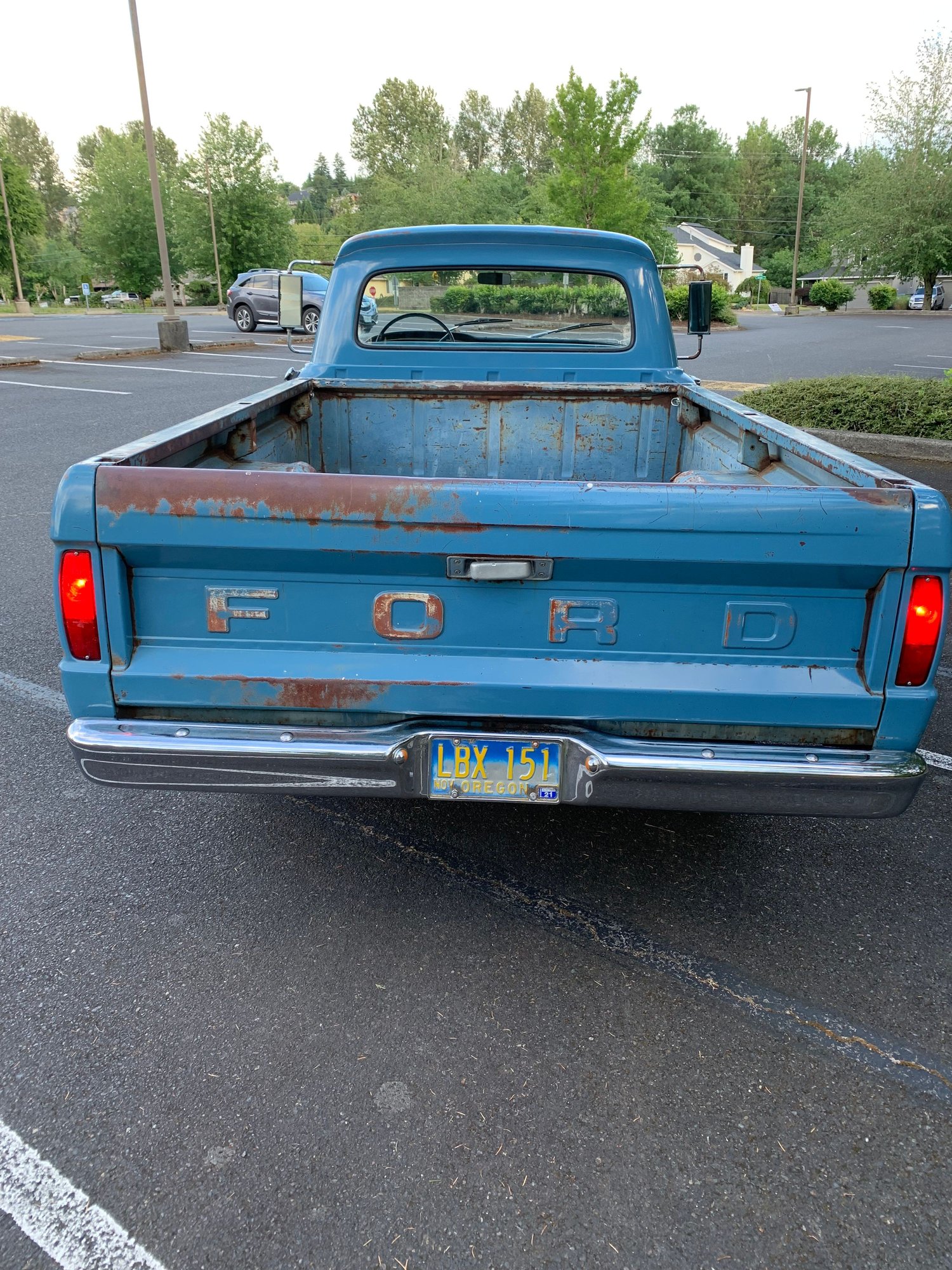 1966 Ford F-100 - 1966 F 100 Custom cab- super clean, almost no rust, very nice original truck - Used - VIN f10yr776059 - 92,000 Miles - 8 cyl - 2WD - Manual - Truck - Blue - Portland, OR 97140, United States