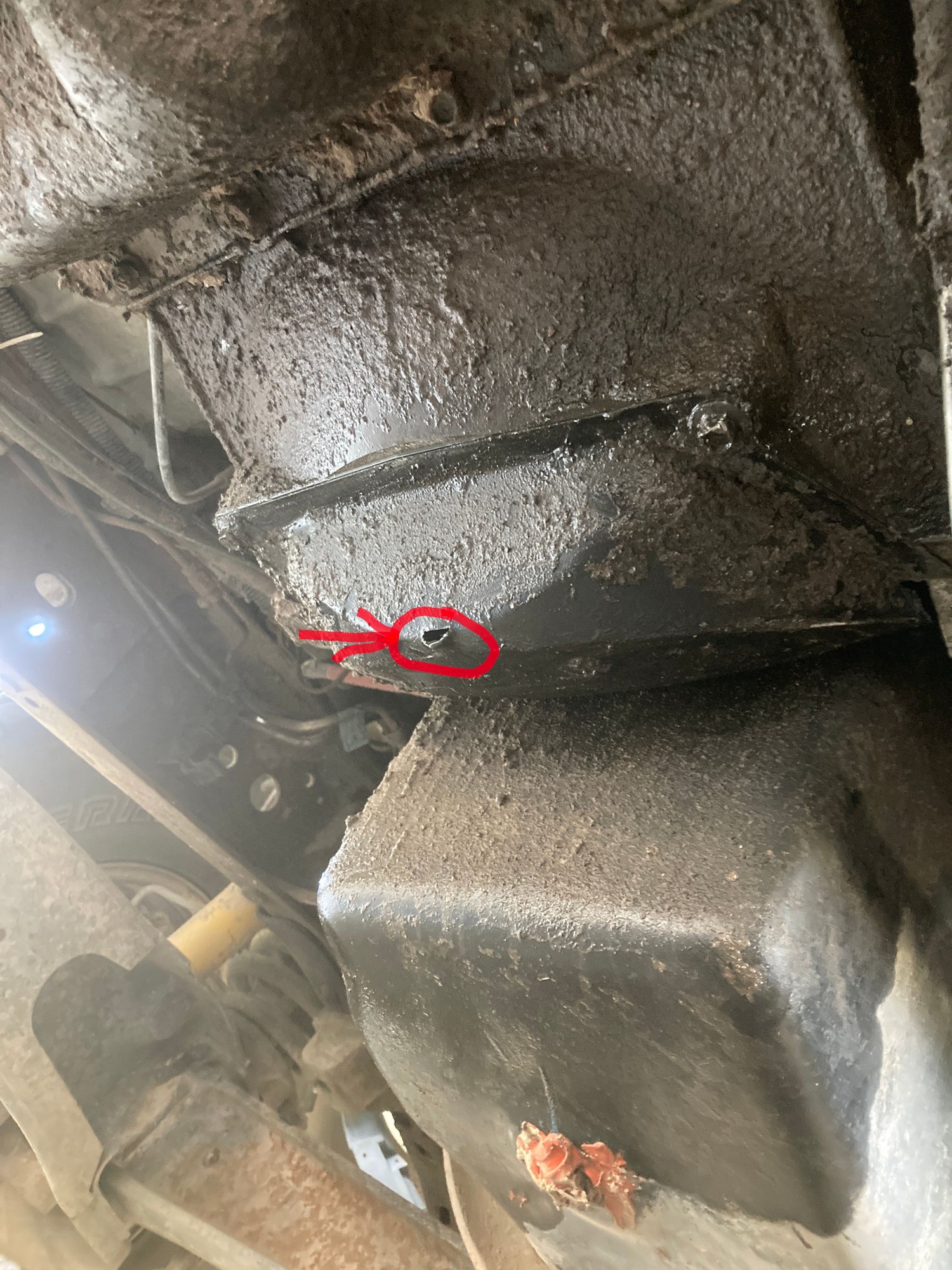 What is this? Oil hole? Ford Truck Enthusiasts Forums