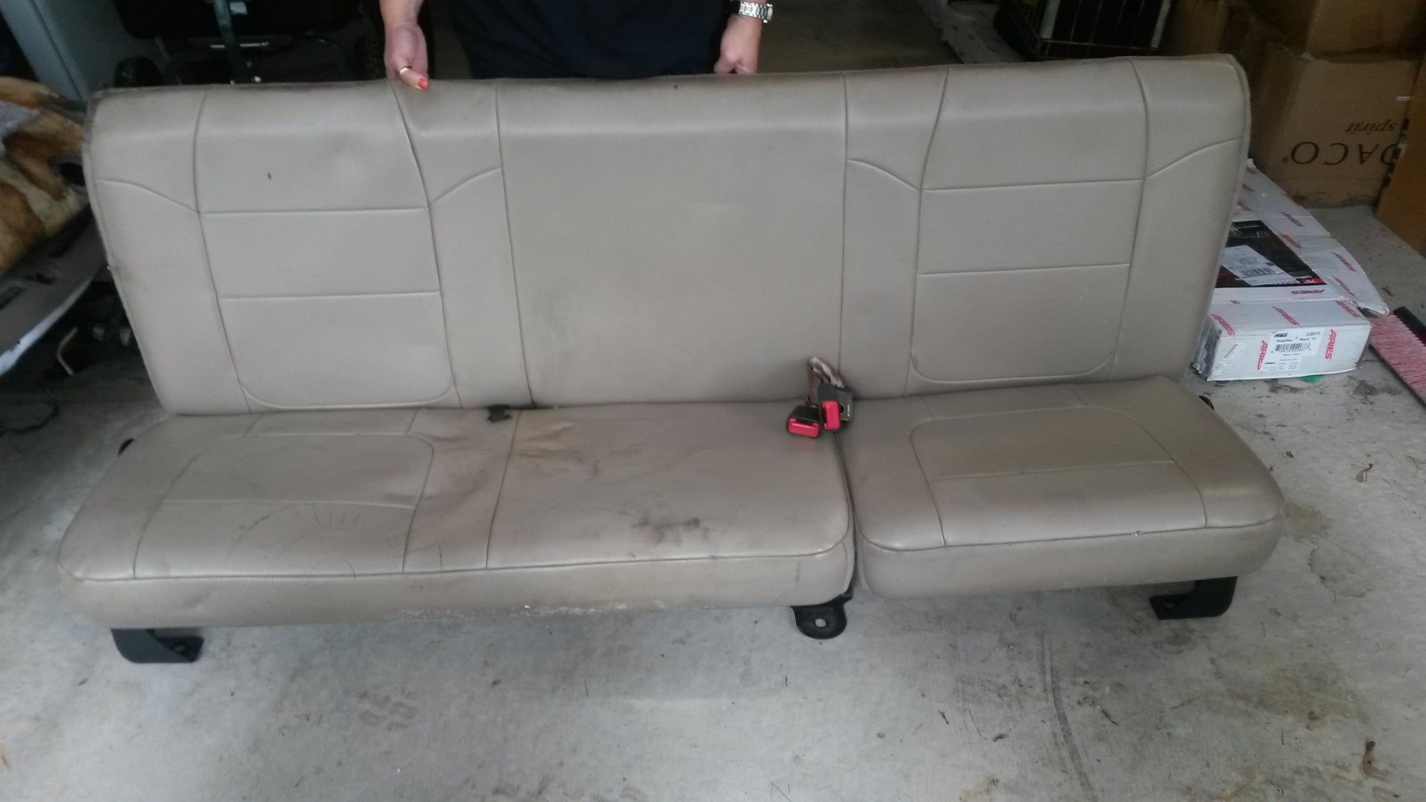 Interior/Upholstery - 2003 Ford Super Duty, Super Cab XLT Lariet Leather Interior, Excellent Condition - Used - 1999 to 2007 Ford F-250 Super Duty - Tinley Park, IL 60477, United States
