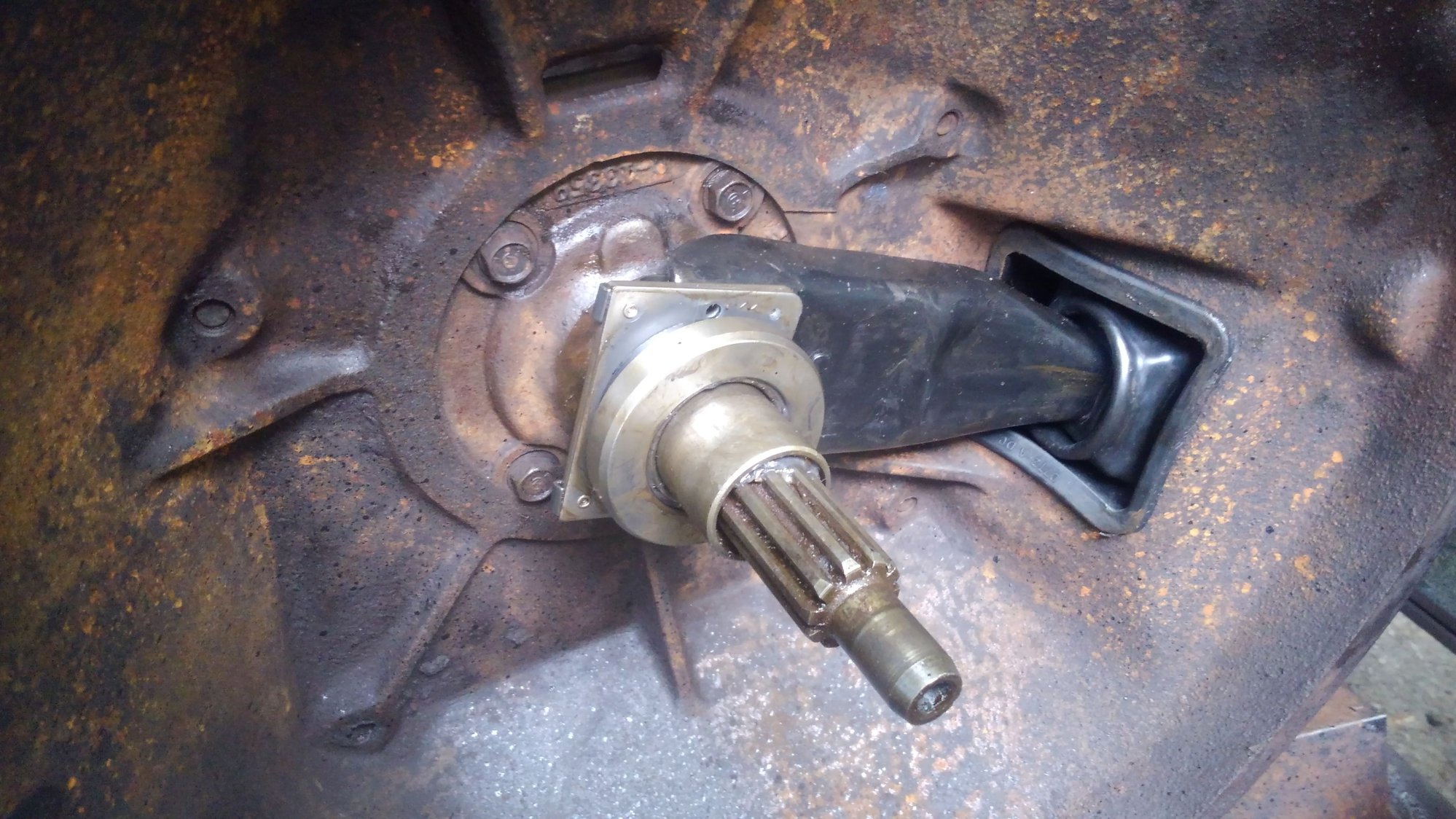 NP435 / 400 clutch install; Does this look right? Ford Truck