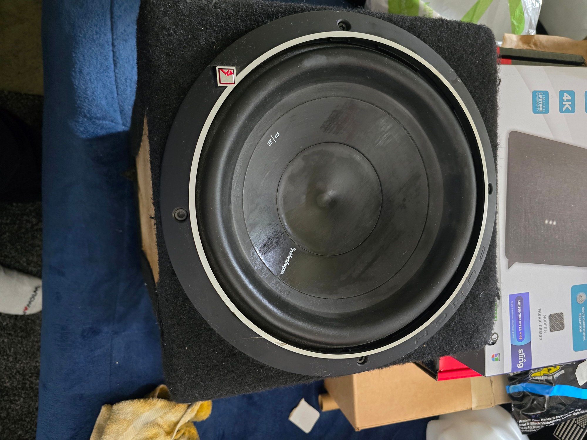 Audio Video/Electronics - Custom Speaker Box with 10" Sub with Alpine Amp - Used - 1967 to 1972 Ford 3/4 Ton Pickup - Yakima, WA 98901, United States