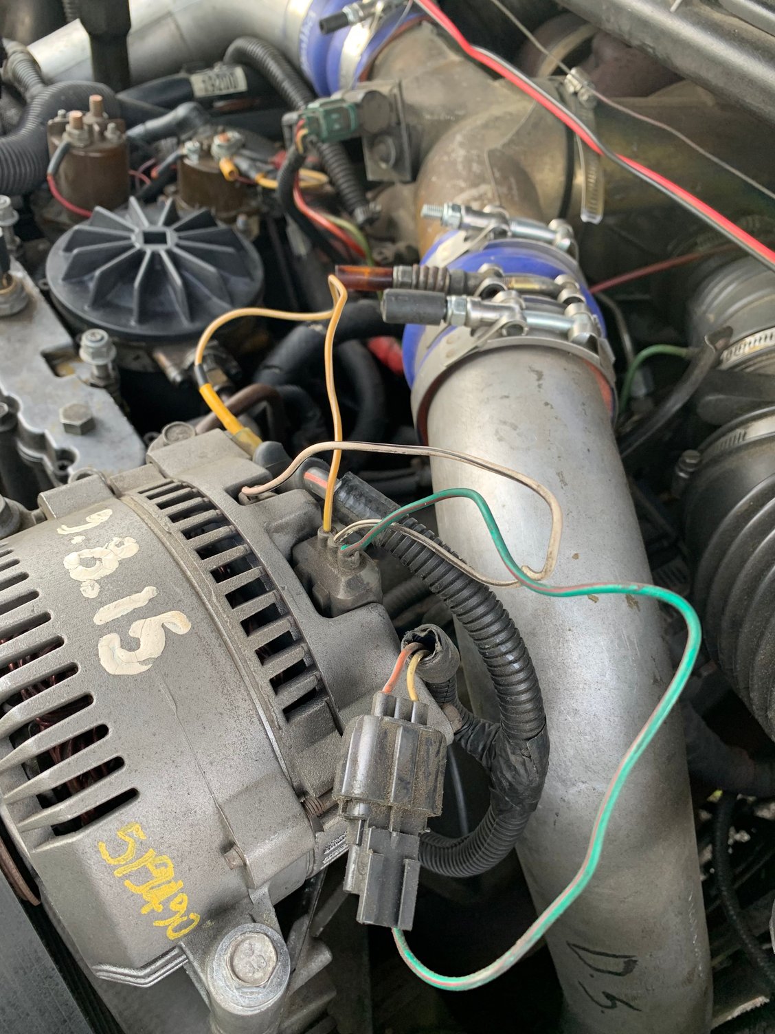 6.0 alternator on 7.3 engine? - Ford Truck Enthusiasts Forums