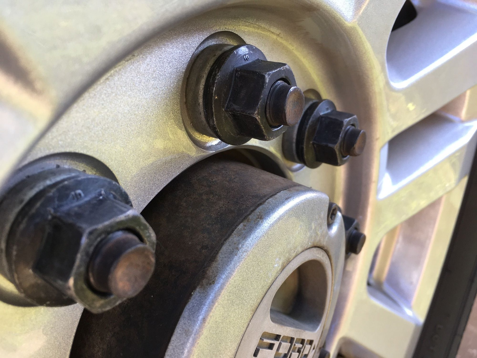 2006 F250 4x4; Rear wheel studs too short for alloy wheels? Ford