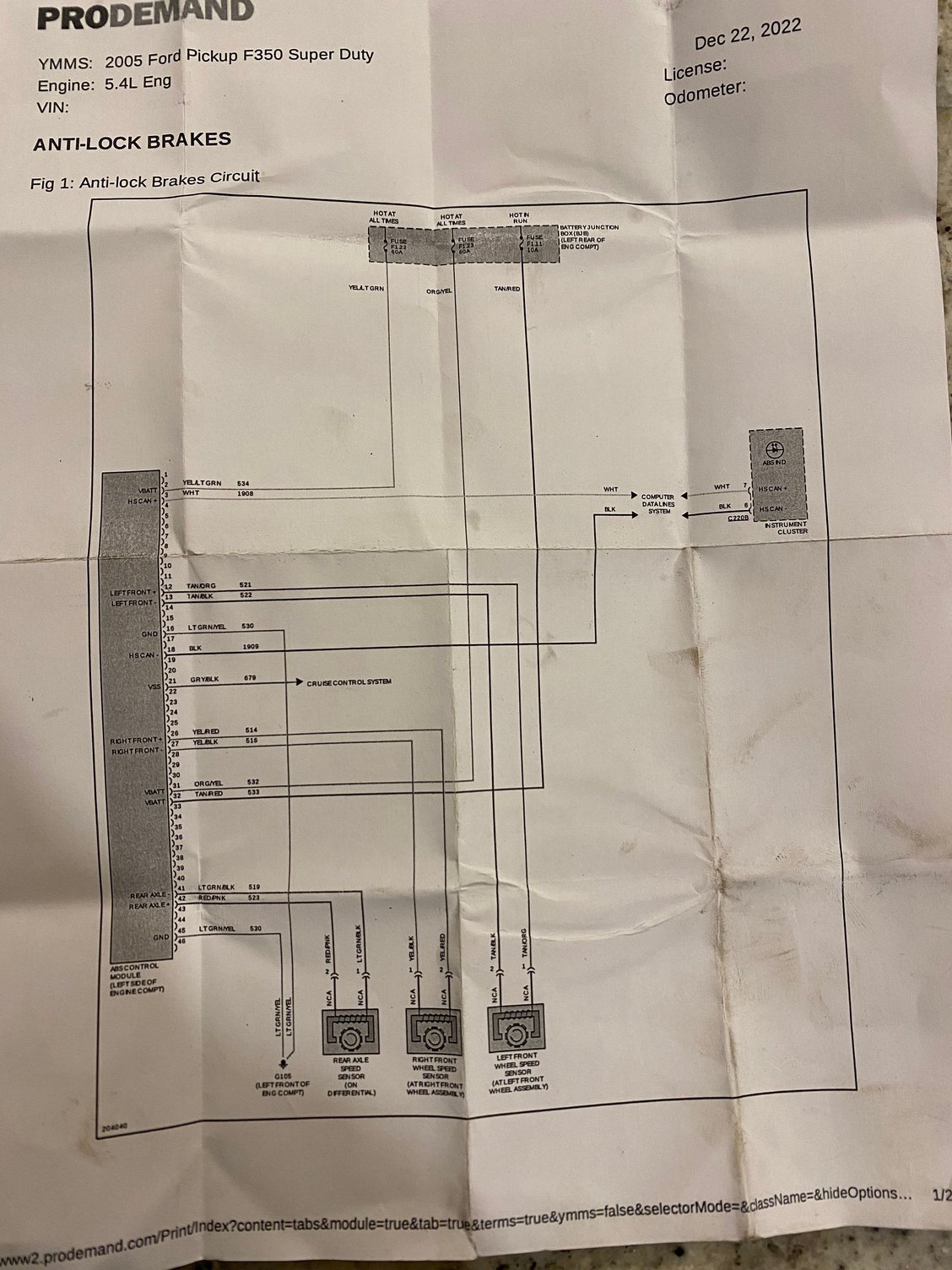 ABS Light and Blinking Tow Haul Ford Truck Enthusiasts Forums