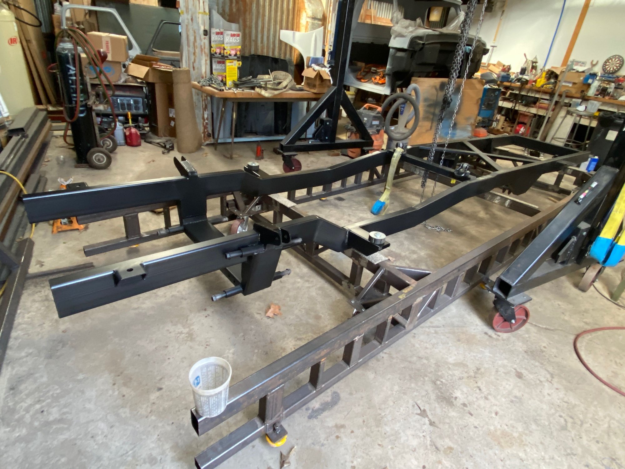 My completed chassis, 2x5x3/16