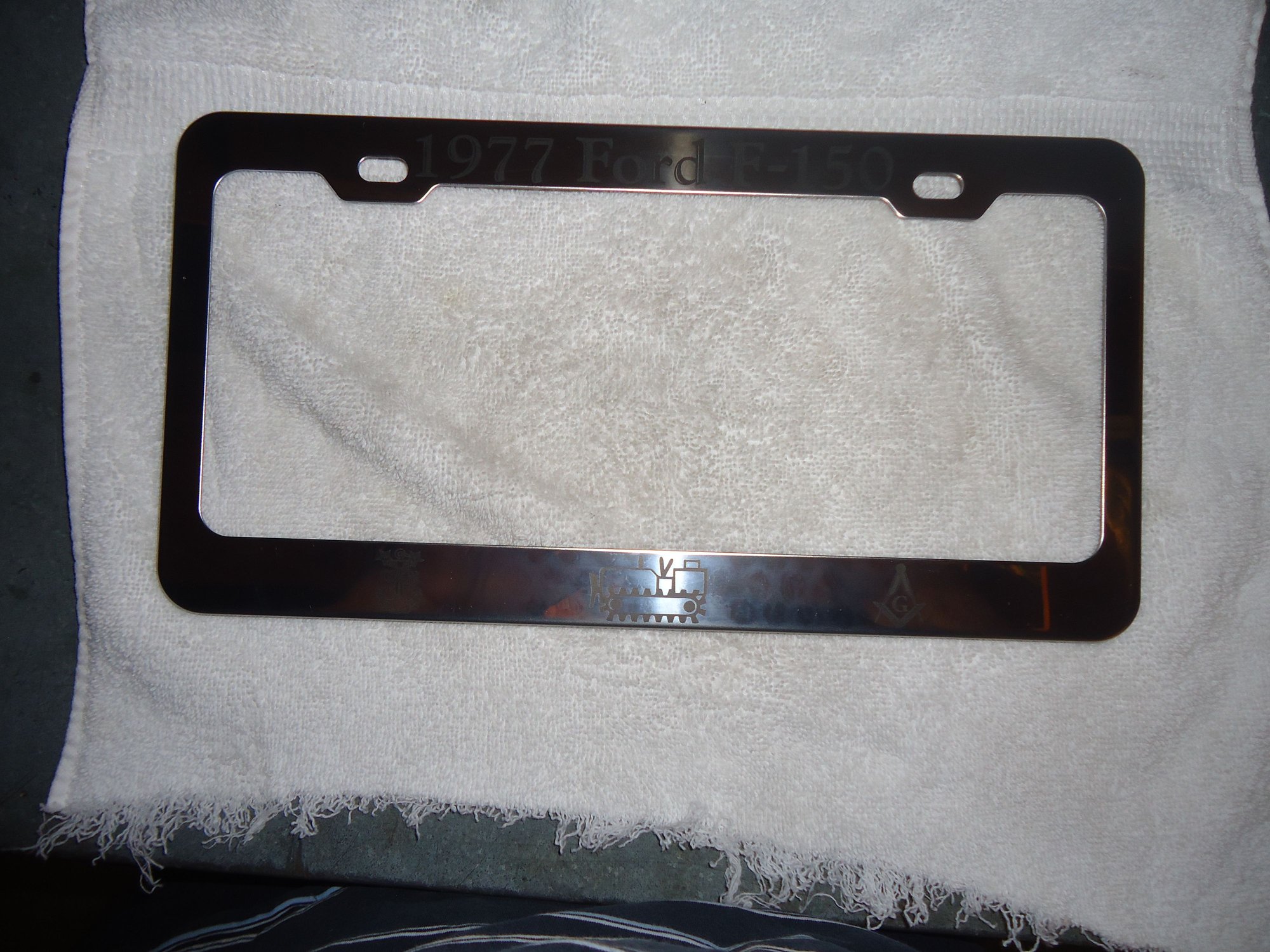 CUSTOM LICENSE PLATE FRAME Ford Truck Enthusiasts Forums