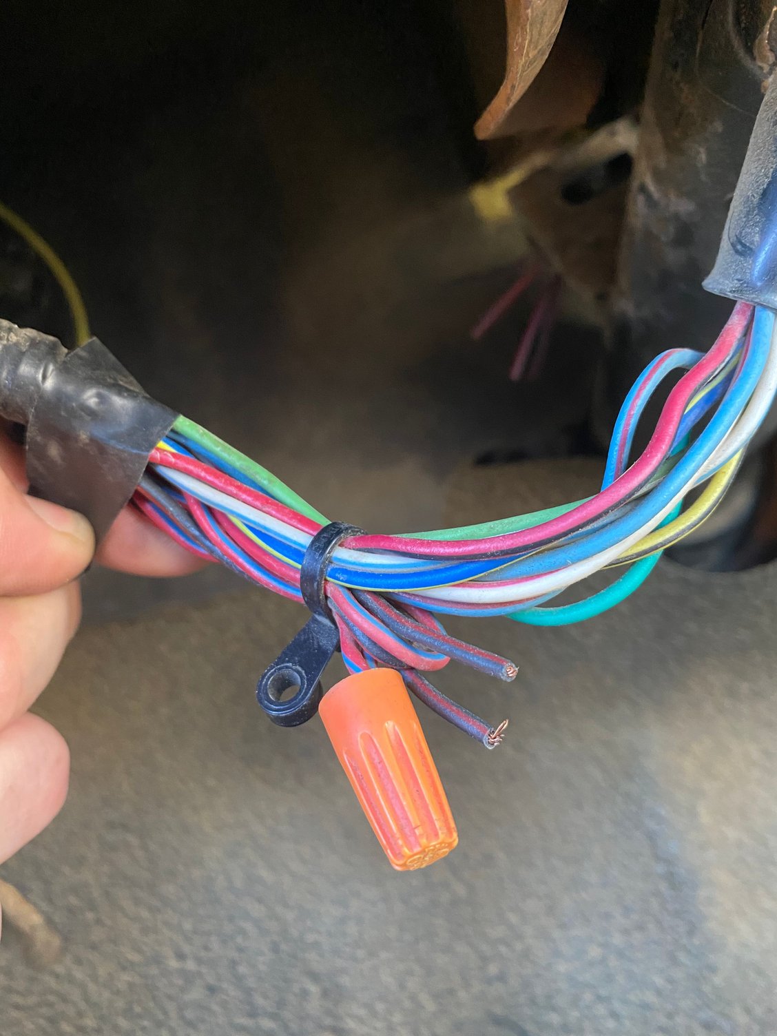 Blinkers don’t work and found cut wires near bottom of steering column