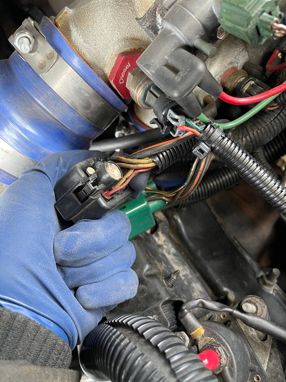 Intermittent Glow Plug Circuit DTC for cylinder 2,4,6 and 8 Ford