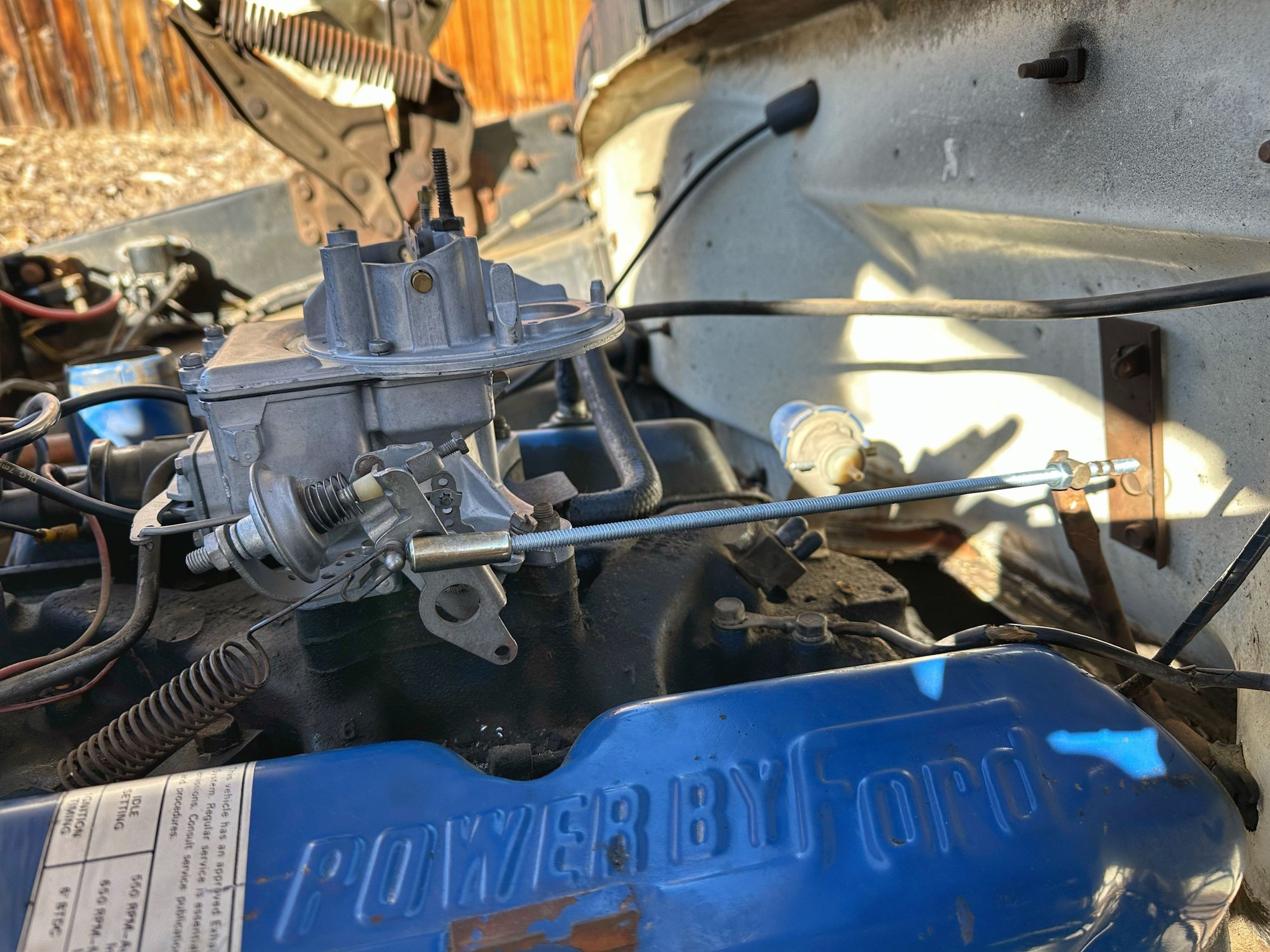 Trapeze Throttle Linkage '69 F100 with a 302 Ford Truck Enthusiasts