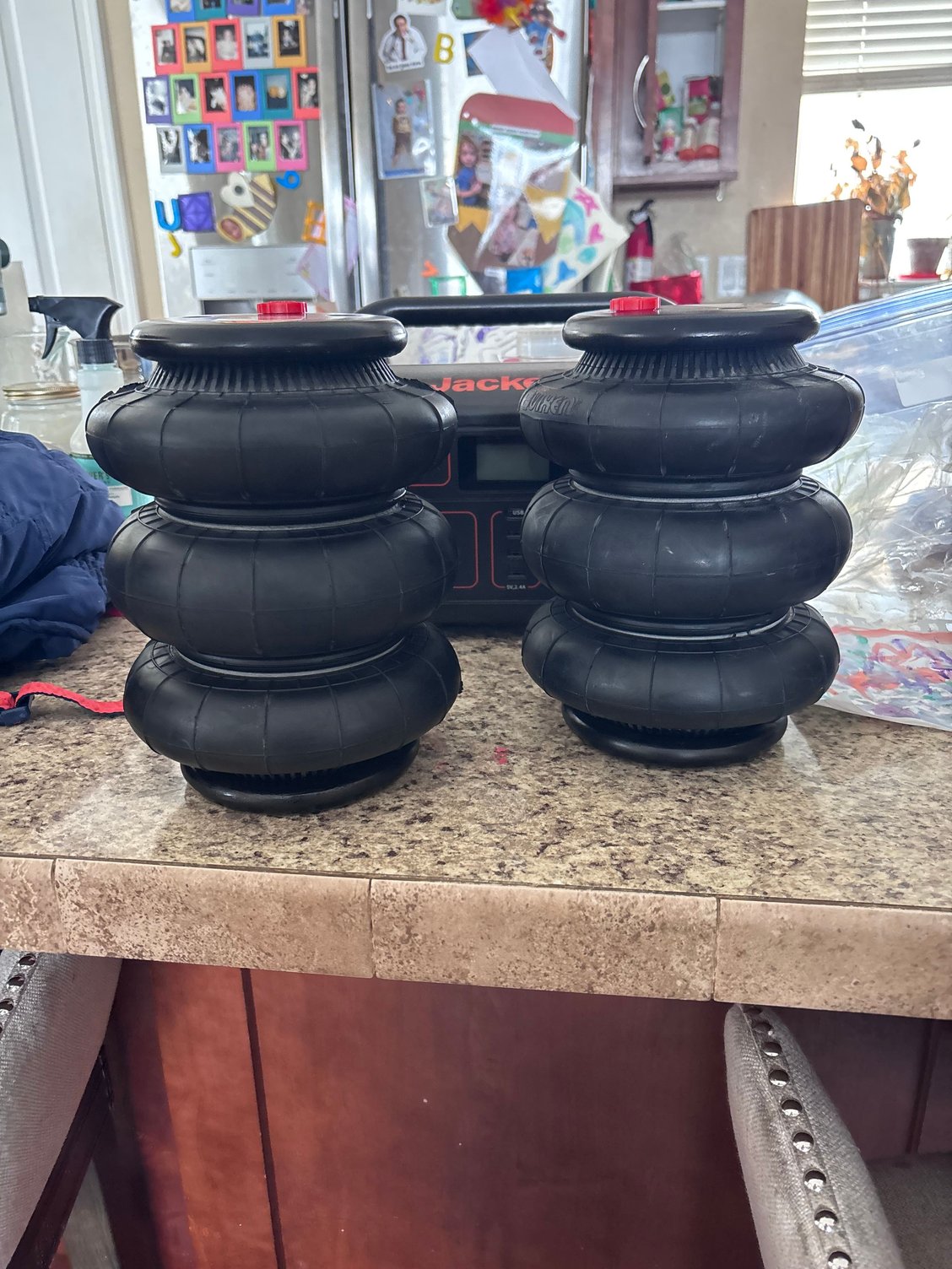 Air bags for the rear