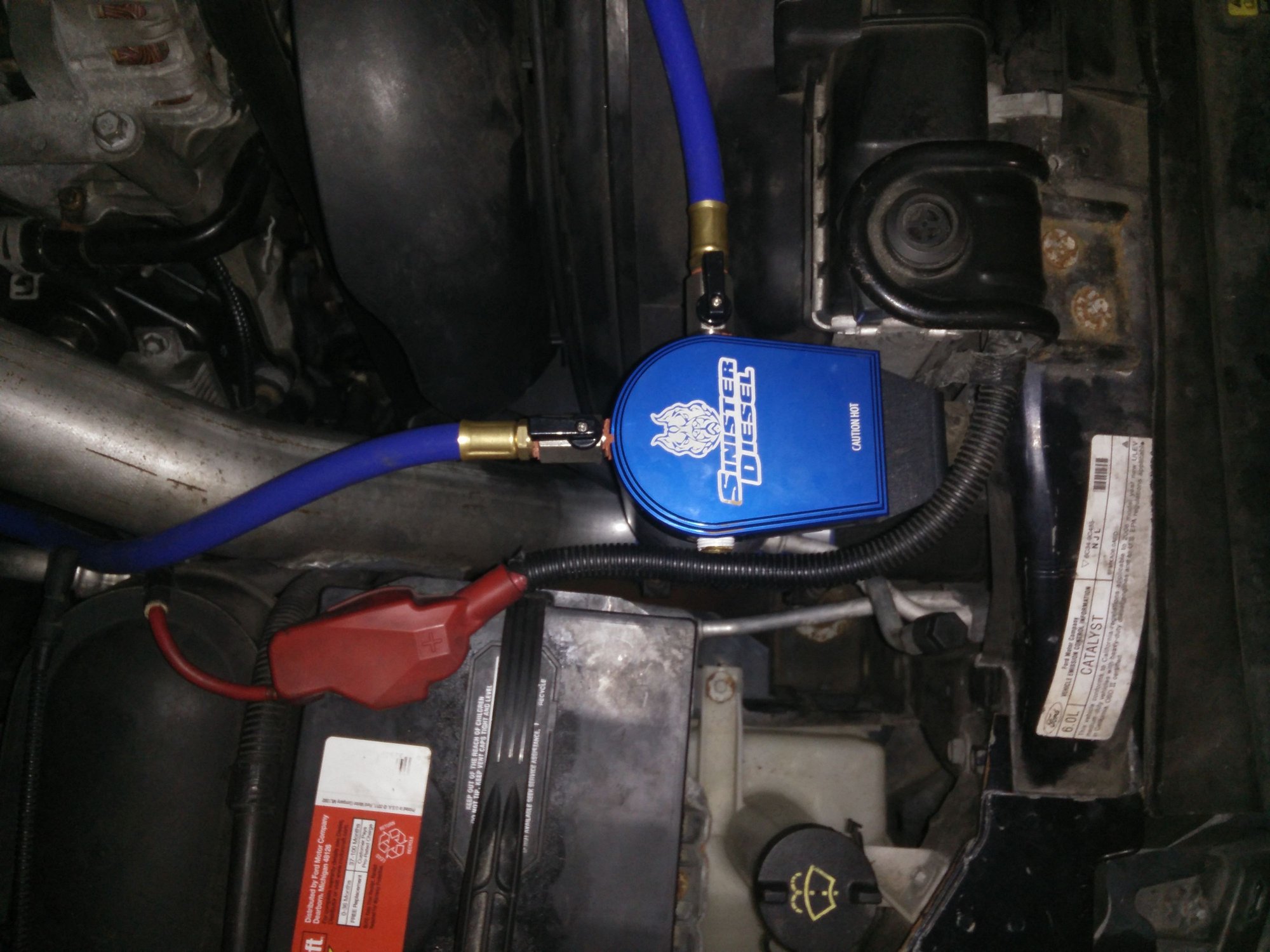 Time to figure out A new mount for coolant filter Page 2 Ford Truck