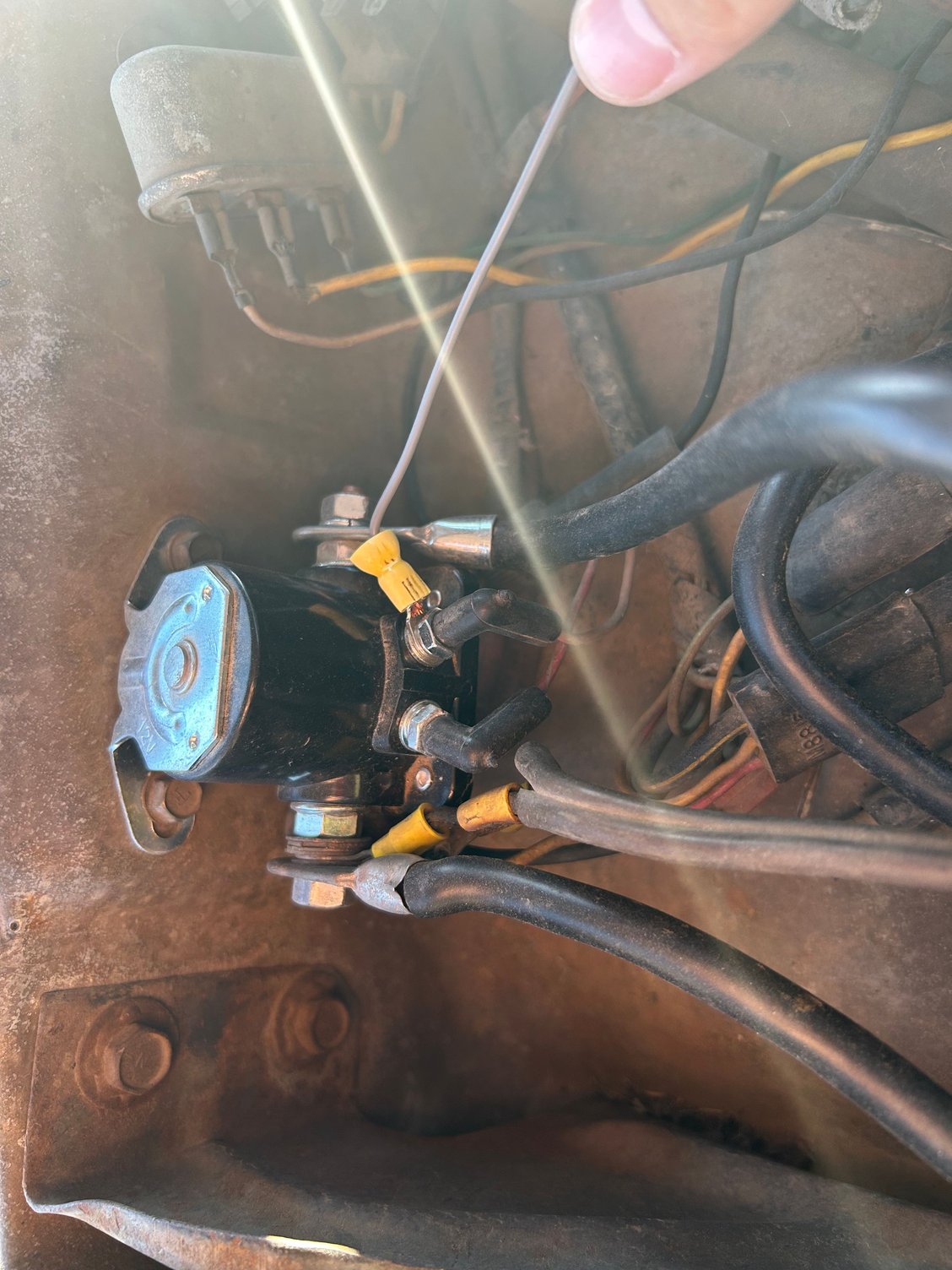Gray wire is the one running to my pump 