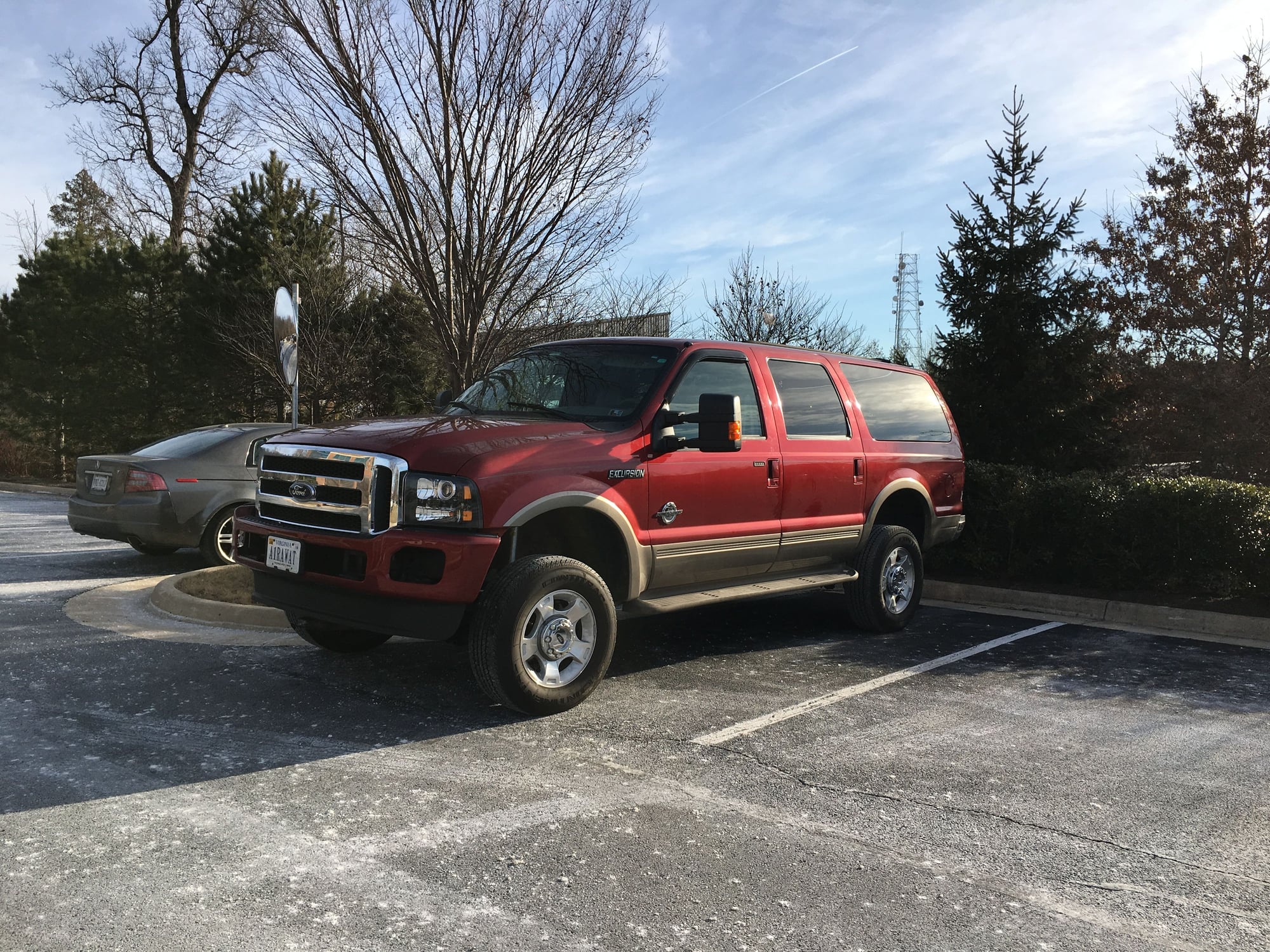 2000 Ford Excursion - 2000 Ford Excursion 7.3L PSTD - Used - VIN 1FMSU43F4YEA90588 - 205,400 Miles - 8 cyl - 4WD - Automatic - SUV - Red - Herndon, VA 20171, United States