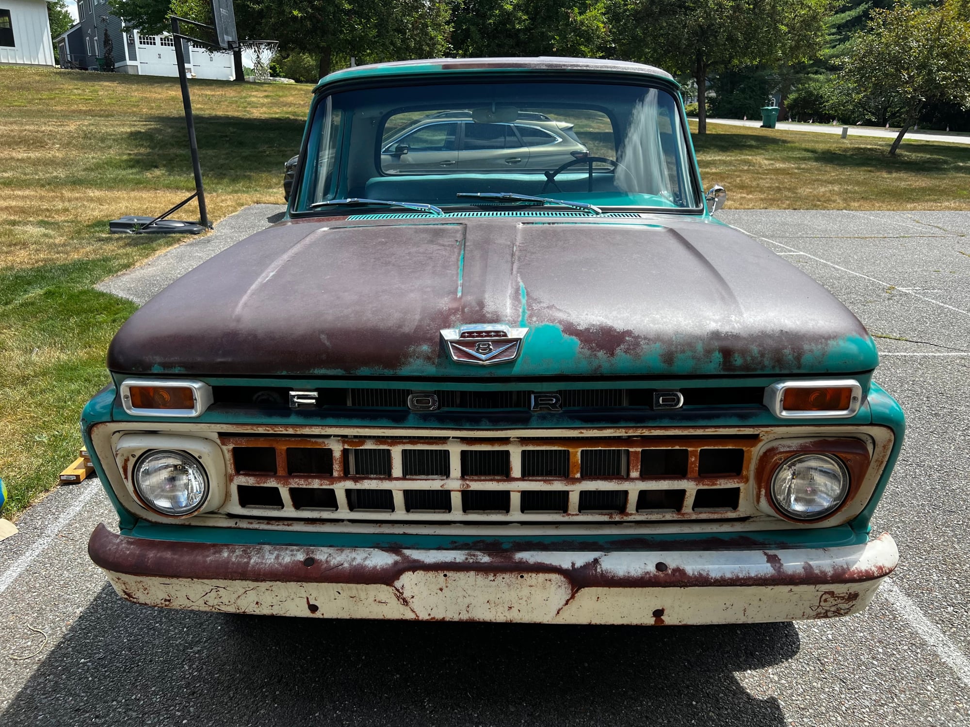 Exterior Body Parts - Correct white bumper with patina for 65 F100 - Used - 1964 to 1977 Ford F-100 - Groton, MA 01450, United States