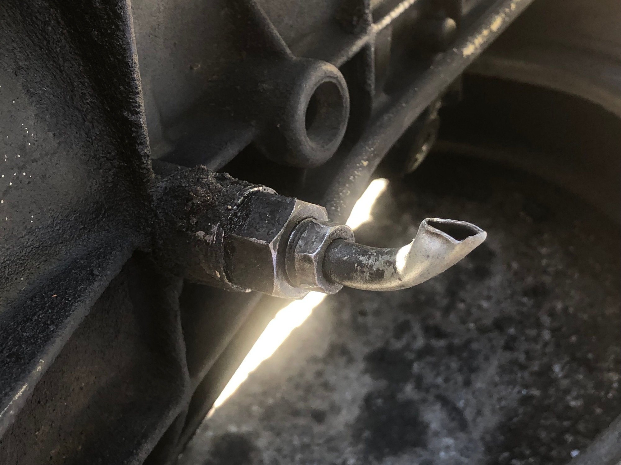 How do I fix this transmission cooler line? Ford Truck Enthusiasts Forums