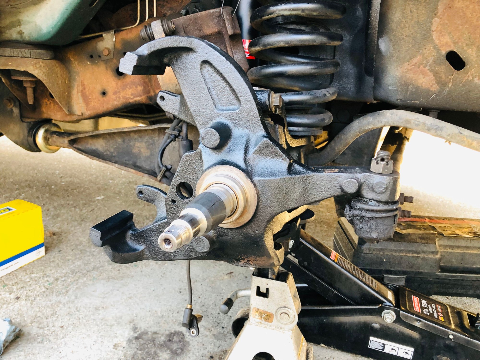 Spindle cleaned up and reinstalled