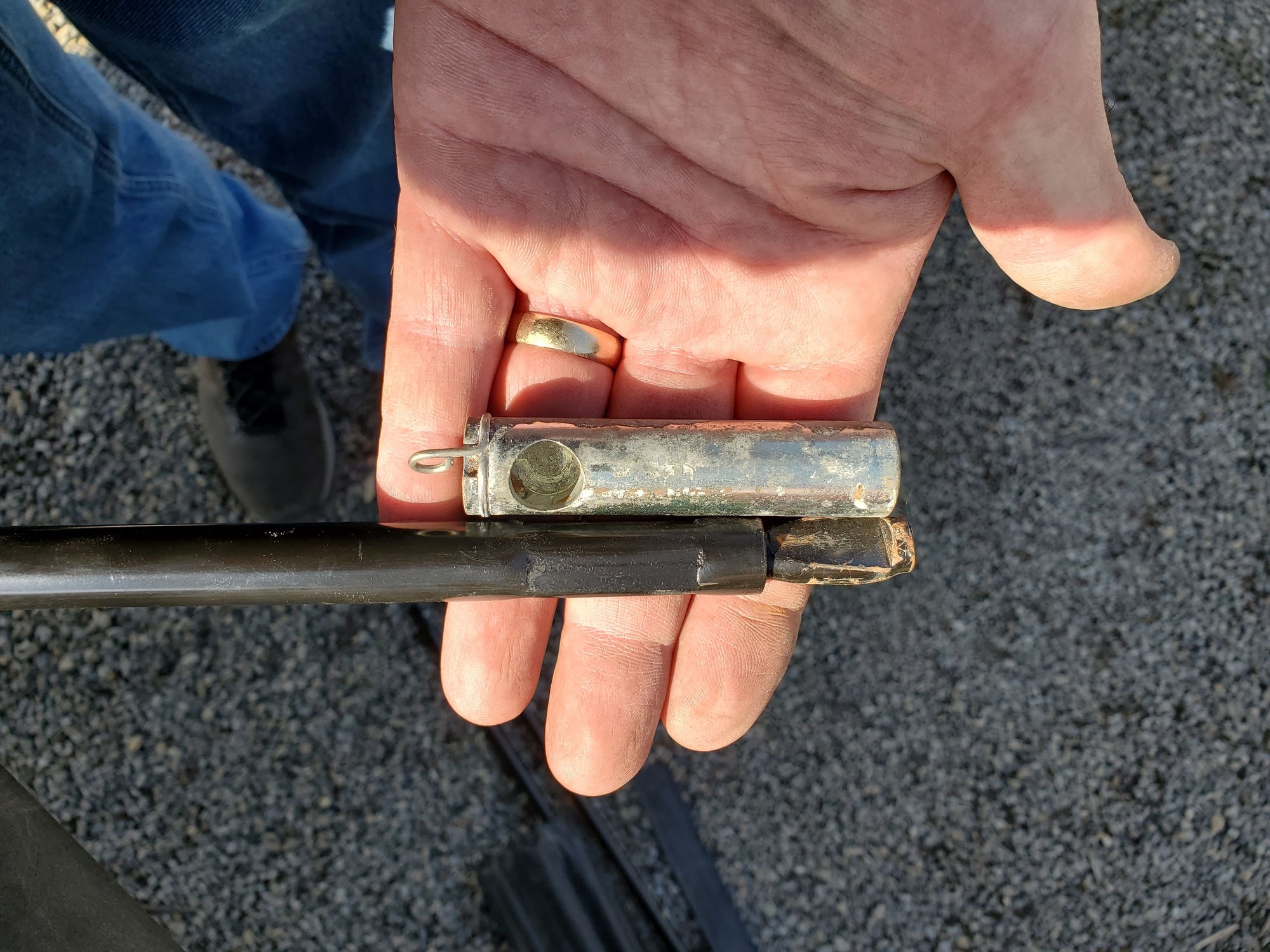 Spare tire lock key and rod for 2010 F250 SD Ford Truck Enthusiasts