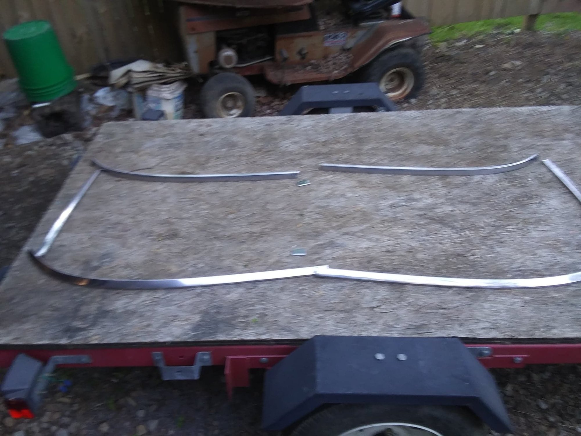 Exterior Body Parts - Wide Stainless Steel Windshield Molding - Used - 1973 to 1979 Ford 1/2 Ton Pickup - Mt. Gay, WV 25637, United States