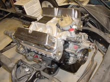351W SVO bracket engine