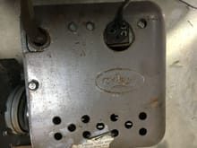 Ford script and 12V stamped into case
