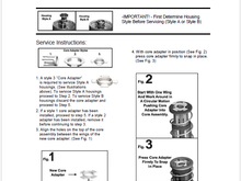 Page 2 of Fram filter discussion on their adapter disc for the standpipe