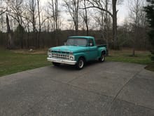 Haven't been working on my '56, Sort of at a standstill with the engine. Here's a pic of my '65 since it's sitting outside!