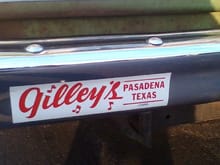 An original Gilley's bumper sticker