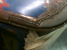 patched winshield roof line