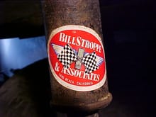 Bill Stroppe &amp; Associates decal found on the rear shock mounts