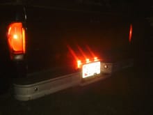 Red LED tailgate lights.