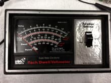 Dwell/RPM/Volt Meter