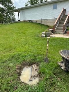I think its the drain for the retaining wall
