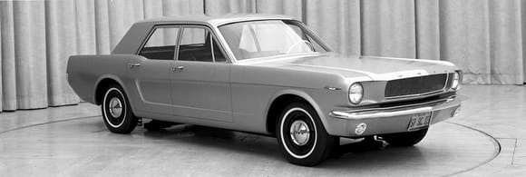 1965 three door sedan mustang