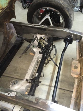 After frame was boxed .and sway bar was attached.