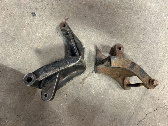 I took a picture of the two parts together and sent it to my brother. We had been talking about what I might do it. It’s still gonna look a little ugly, but at least it’s a lot smaller.